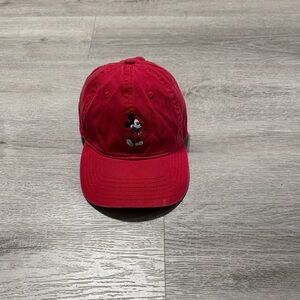 Disney Red Women's Cap with Iconic Character